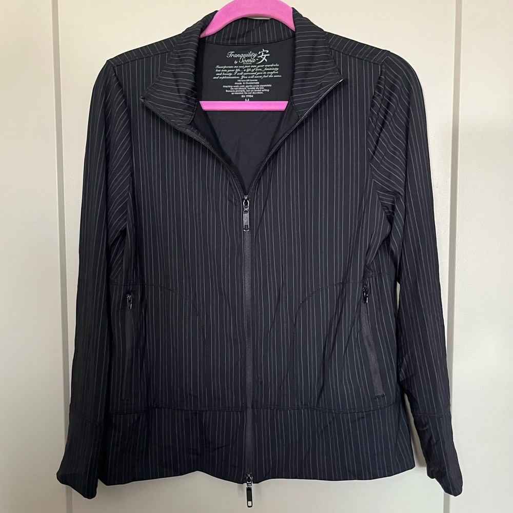Striped Activewear Jacket